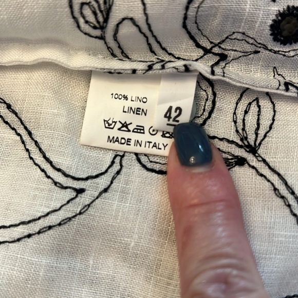 MARE ST BARTH 💯 LINEN TUNIC/BUTTON DOWN SHIRT Sz M - Picture 10 of 12